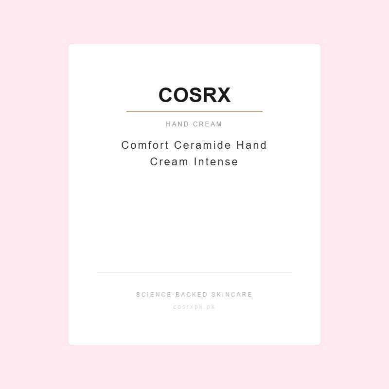 cosrx-50-comfort-ceramide-hand-cream-intense-1 Comfort Ceramide Hand Cream Intense - Image 1